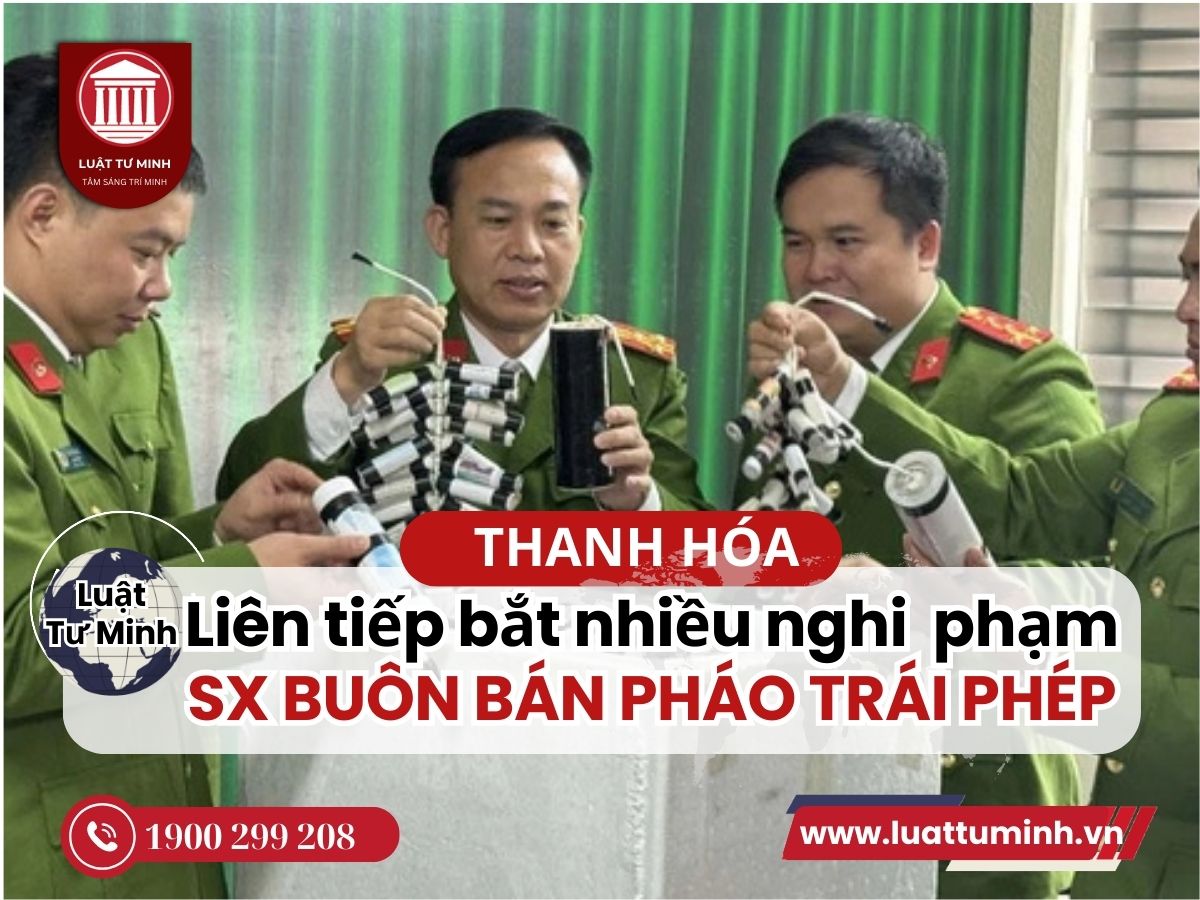 Sản xuất buôn bán pháo nổ trái phép