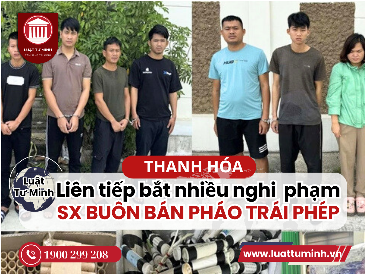 Sản xuất buôn bán pháo nổ trái phép