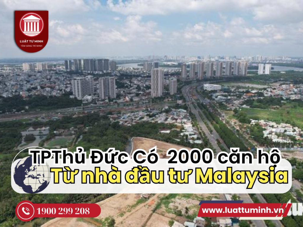 Giữa cơn khát nhà, TP.HCM có thêm 2.000 căn hộ từ nhà đầu tư Malaysia - Luật Tư Minh