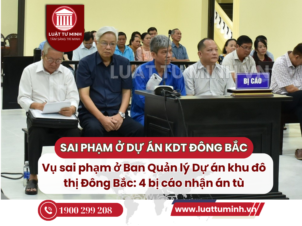 SAI PHẠM TẠI DỰ ÁN KDC ĐÔNG BẮC LUẬT SƯ VŨ XUÂN HOẰNG LUẬT TƯ MINH