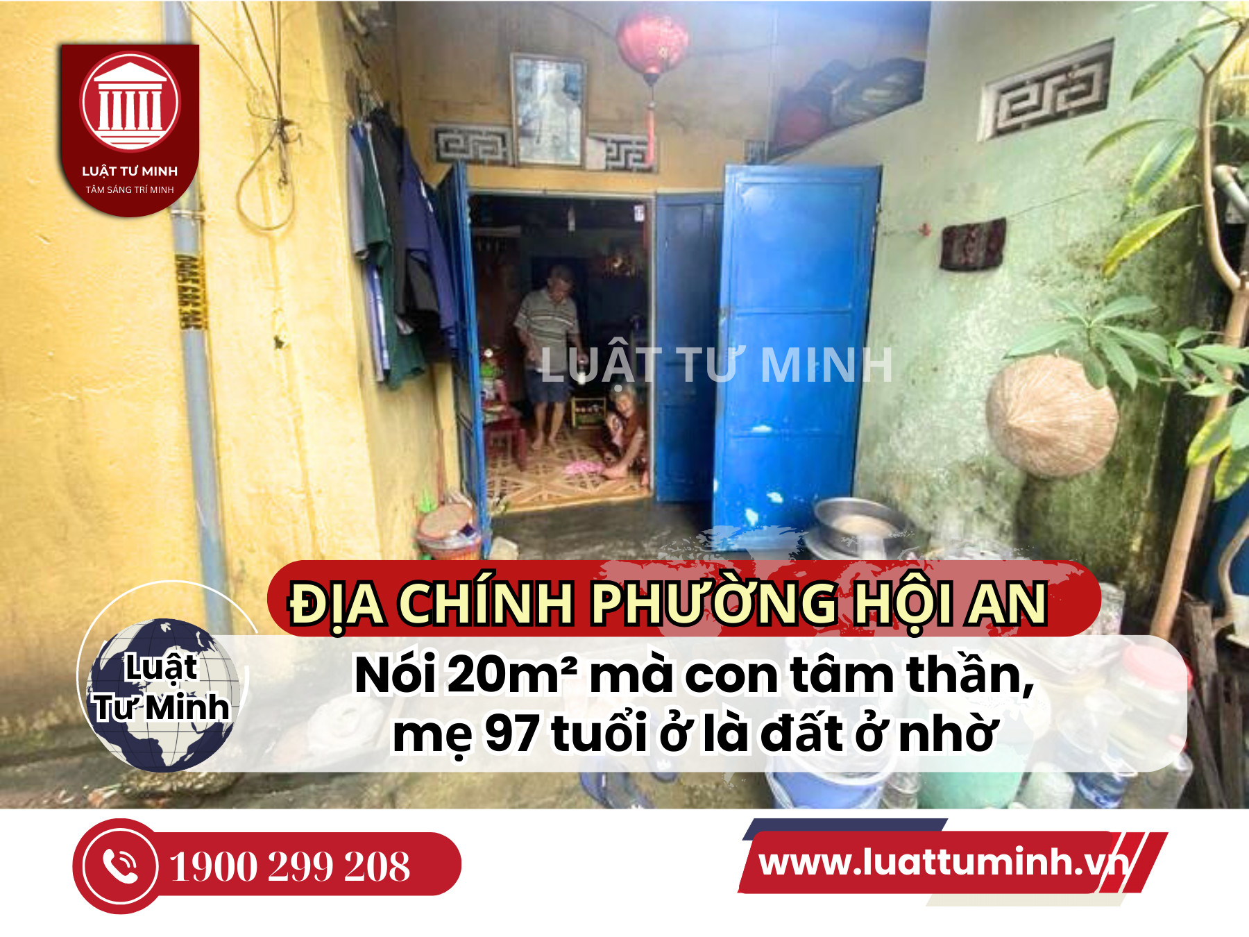 Địa chính phường ở Hội An nói 20m² mà con tâm thần, mẹ 97 tuổi ở là đất ở nhờ