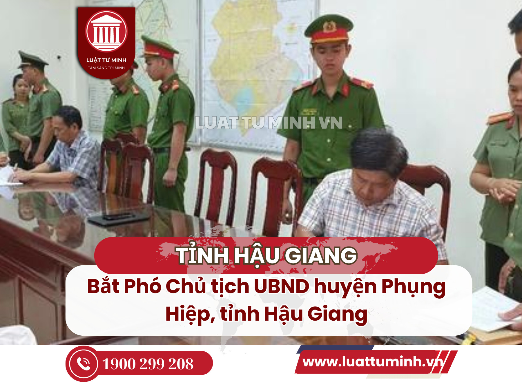 Bắt Phó Chủ tịch UBND huyện Phụng Hiệp, tỉnh Hậu Giang - Luật Tư Minh