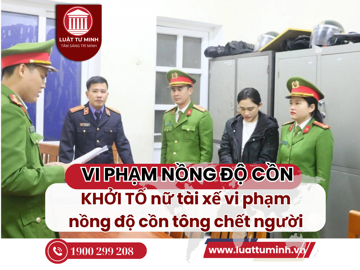 Khởi tố nữ tài xế vi phạm nồng độ cồn tông chết người