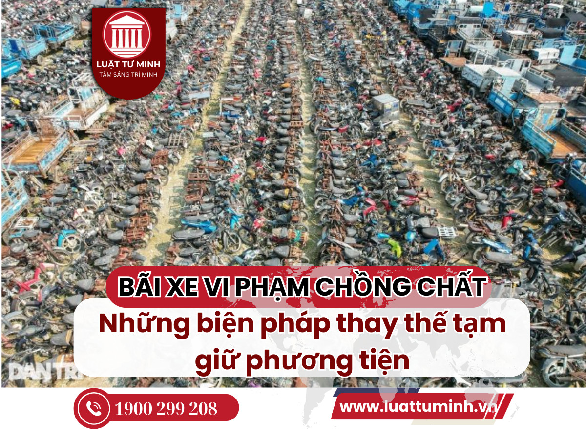 Bãi xe vi phạm chồng chất: Những biện pháp thay thế tạm giữ phương tiện