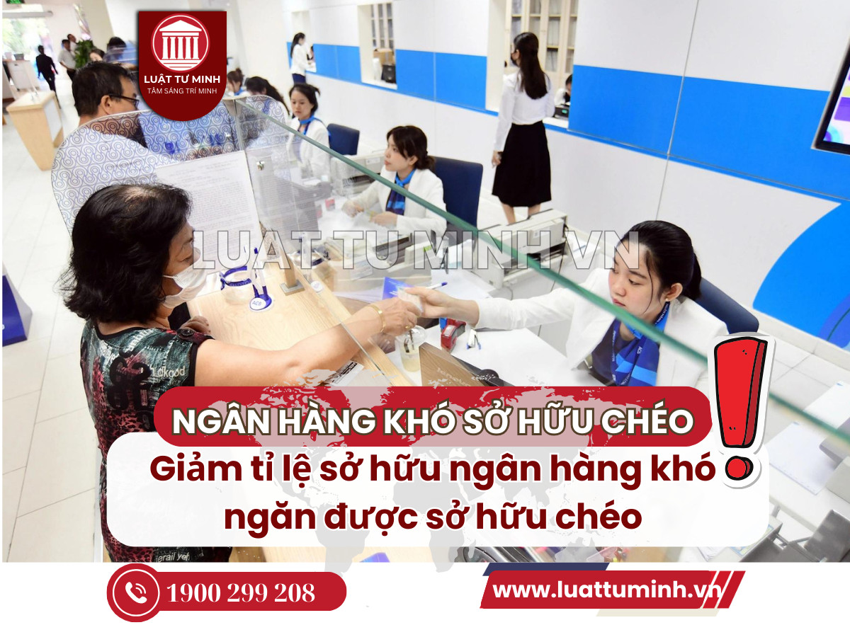 Giảm tỉ lệ sở hữu ngân hàng khó ngăn được sở hữu chéo - Luật Tư Minh