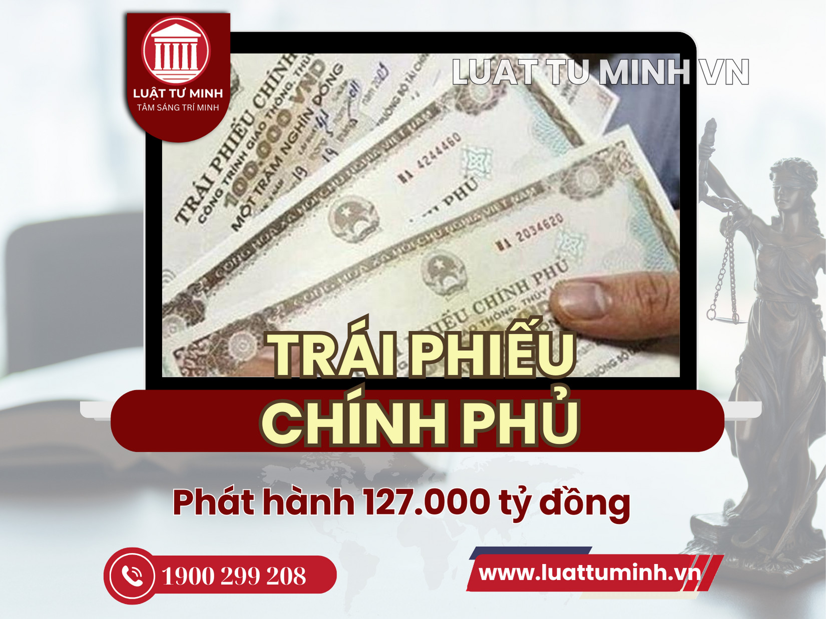 Phát hành 127.000 tỷ đồng trái phiếu Chính phủ