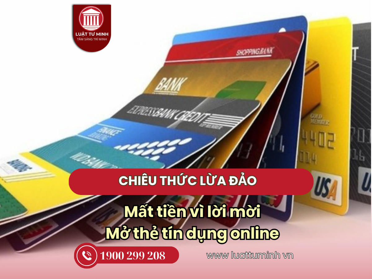 Mất tiền vì lời mời mở thẻ tín dụng online