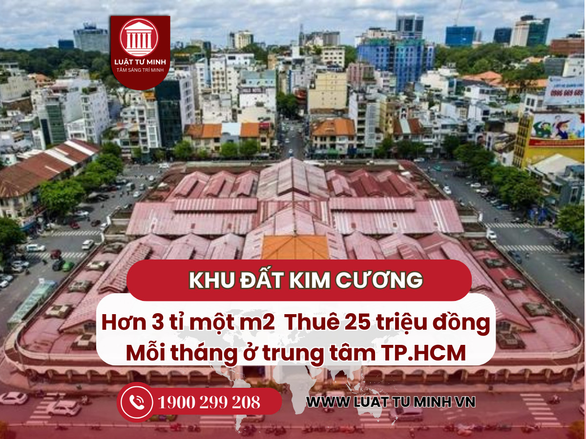 Khu ‘đất kim cương’ có giá hơn 3 tỷ đồng mỗi m2, giá thuê 25 triệu đồng mỗi tháng ở trung tâm TP.HCM