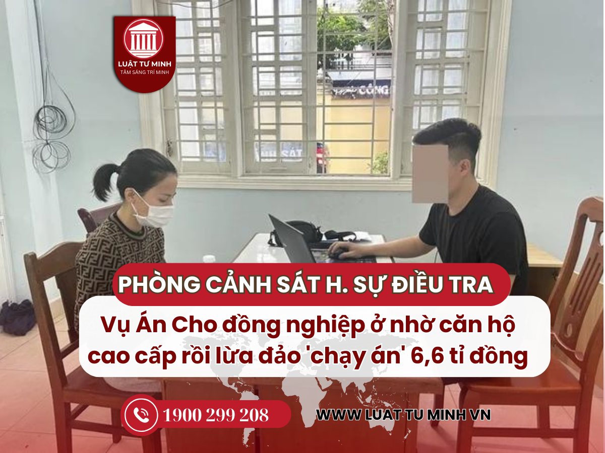 Cho đồng nghiệp ở nhờ căn hộ cao cấp rồi lừa đảo chạy án 6,6 tỉ đồng