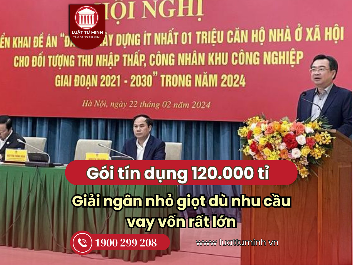 Gói tín dụng 120.000 tỉ giải ngân nhỏ giọt dù nhu cầu vay vốn rất lớn