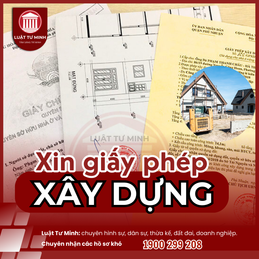 Xin giấy phép xây dựng Luật Tư Minh